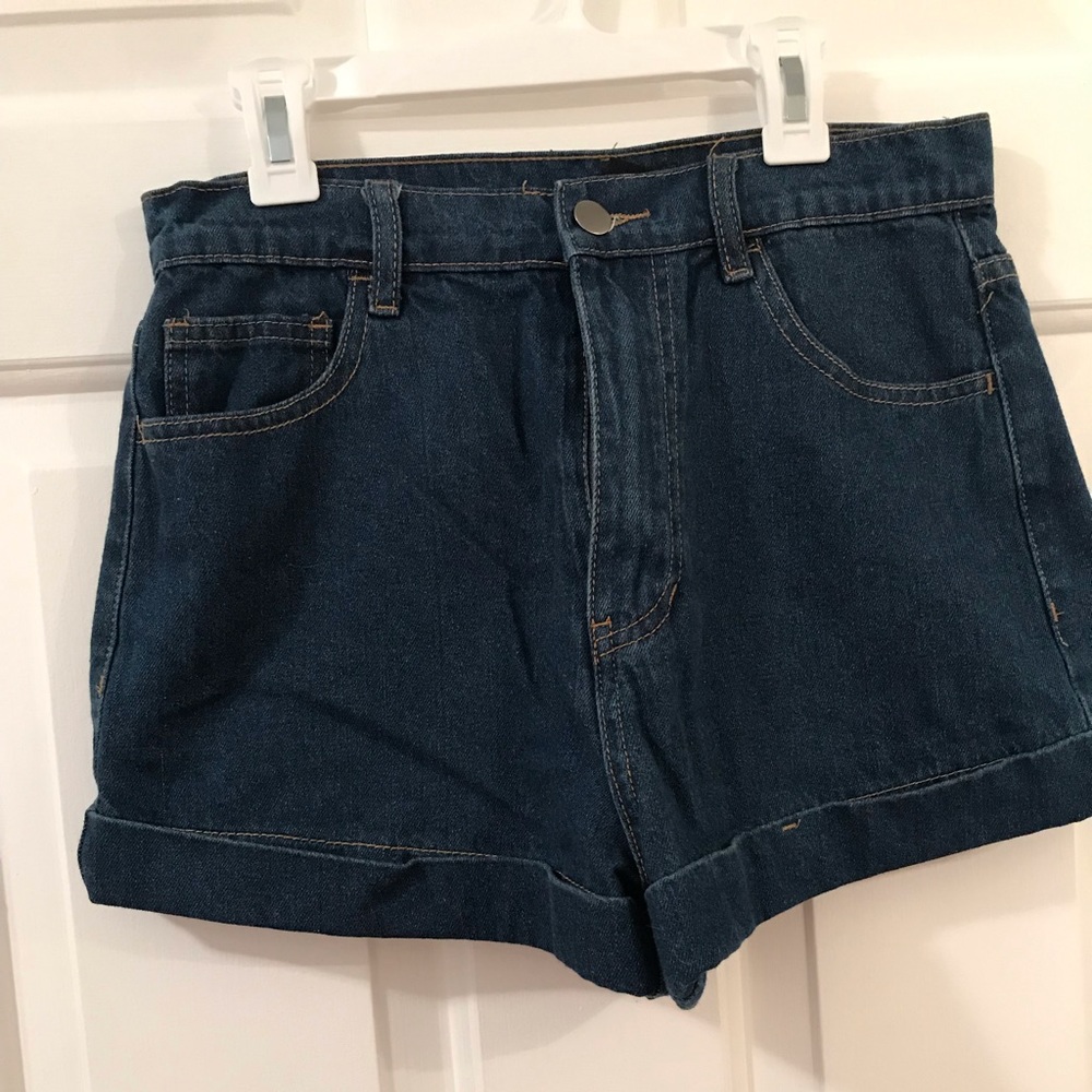 High Wasted Jean Shorts